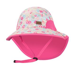 China Lightweight Fabric Wide Brim Bucket Hats 43cm Childrens Sunhat on sale