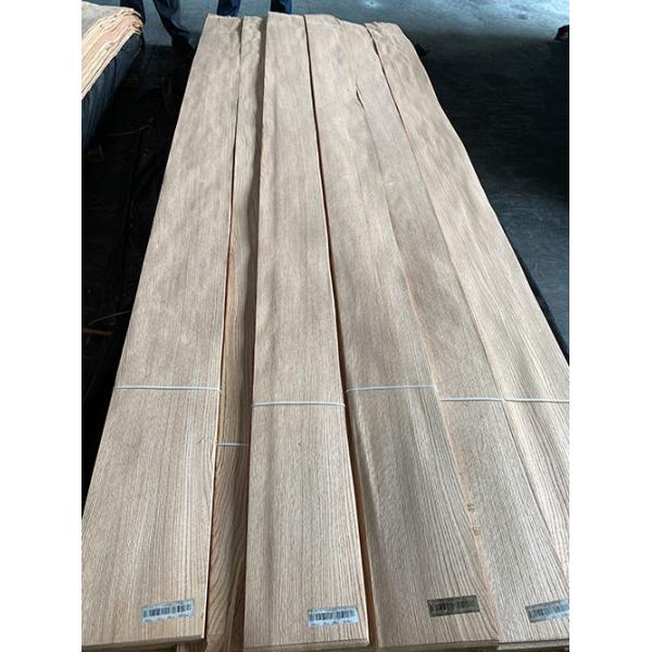Quality Rift Cut 120mm Red Oak Wood Veneer Natural 10% Moisture Lonson wholesale