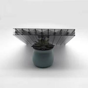 China Transparent Eco Friendly Clear Polycarbonate Plastic Roof Panels 16mm 18mm 25mm 32mm on sale