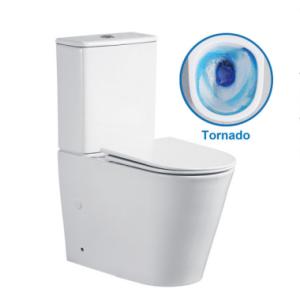 China Modern Two-Piece Ceramic WC Toilet Bowl Watermark Certified for Home or Hotel Bathroom Factory-Hung CE Approved on sale