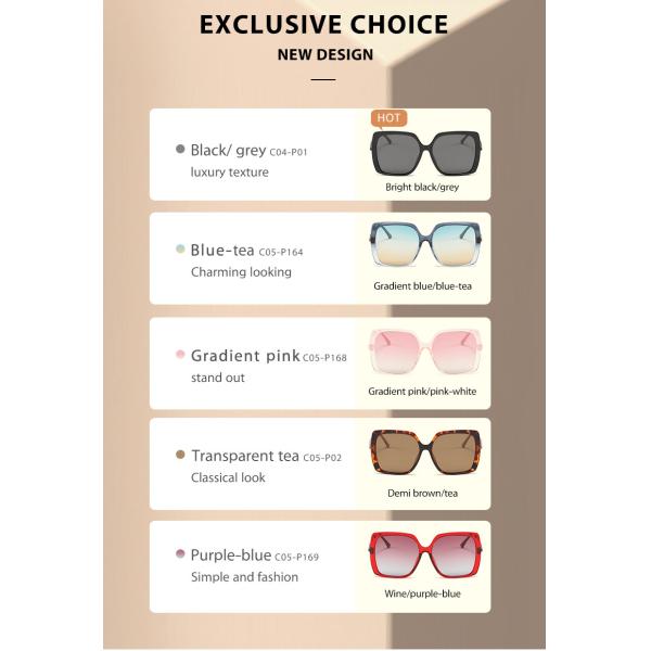 Customizable Box Round Face Sunglasses Metal Injection Frame For Women