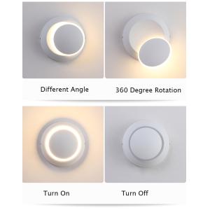 360 Degree Rotate Light Beam Adjustable Wall Lamp LED Wall Lights Aside Corridor