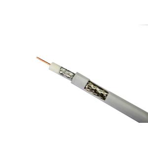 Flame Retardant PVC Jacket RG59 Coaxial Cable 75 Ohm Drop Cable With CCS Inner