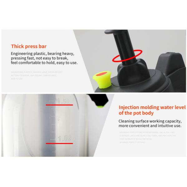 2L Hand Pump Pressure Sprayer Kettle Garden Watering Pot For Home