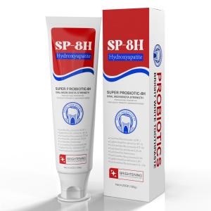 Custom Logo 4.23 Oz SP-8 Hydroxyapatite Probiotic Toothpaste Mint Flavor