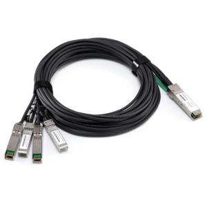 QSFP + Copper Cable Insulated Twinax Passive QSFP - 4SFP10G - CU1M