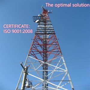 3 Legged Angular Steel Tower Communication Tower Q235 Steel 25m LTE Network