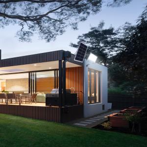 25w Outdoor LED Solar Flood Lights Lamp 6000K Color Temperature