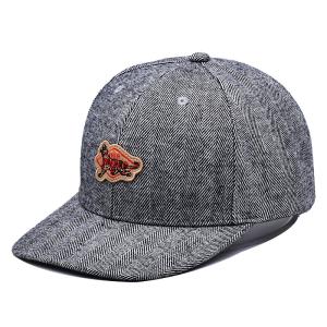 Adjustable Closure Six-Panel Snapback Cap - Match The Fabric Stitching