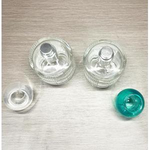 Beverage Glass Cylinder Shape Striped Classical Fragrance Parfum Spray Bottles