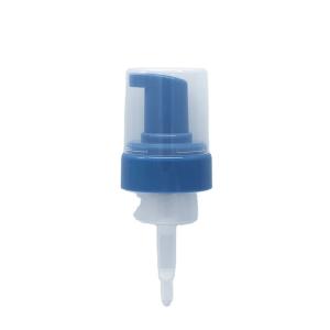 White Clip Lock Way 1.5cc Output Foam Bottle Pump With Transparent Housing