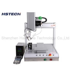 Cheap Stepper Motor 4 Axis Single Desktop Soldering Machine with LCD Teaching Pendant for sale