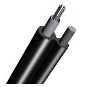 GYFXTC8Y Figure 8 Self Supporting Aerial Cable With Steel Messenger