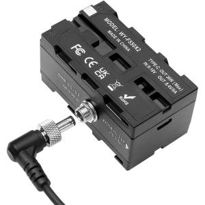 Alvin's D Tap to NP F Dummy Battery Cable for Atomos Ninja Monitors Coiled Type