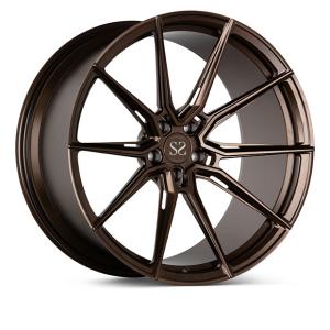 China Monoblock 1 Piece Vossen Design Forged Rims 24inch Gloss Black For Luxury Car Wheels on sale
