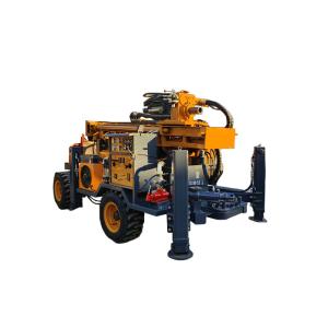 200m Trailer Hydraulic Well Drilling Rig With Mud Pump Or Air Compressor