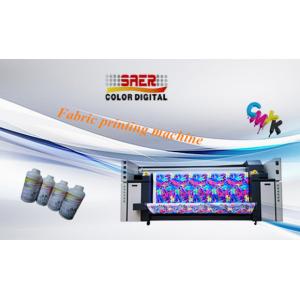 Cheap 3.5kw Heater Power Fabric Plotter / Cotton Fabric Printing Machine Large Format Size for sale