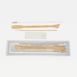 Single Use Disposable PAP Smear Kit With Microscope Slide, Applicator, Cervical