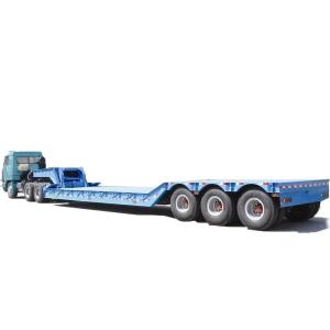 Customization Steel Heavy Duty Low Bed Trailers Easy Transportation