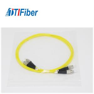 FC To FC Duplex Single Mode Fiber Optic Network Cable Low Insertion Loss SGS