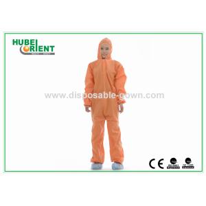 Disposable Protective Coverall With Hood Custom Size Waterproof Unisex MP/SMS