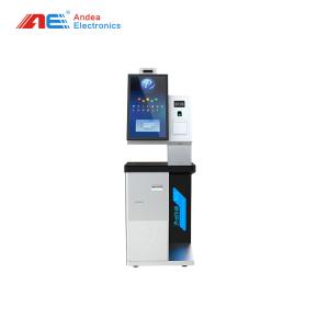 Cheap Library Book Borrow And Return Self Service Kiosk With Self - Help Certificate Handling Machine for sale