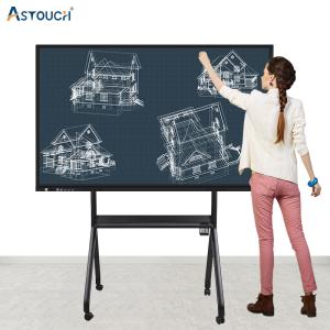 Cheap 65 Inch IR Interactive Whiteboard Teaching Interactive Monitor FCC for sale