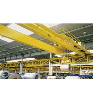 20t Double Girder Overhead Crane with 20m Span in Yellow A5 working duty