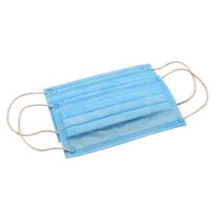Cheap Fluid Resistant Layer 3 Ply Non Woven Face Mask Adjustable Nose Bar Excellent Fltration for sale