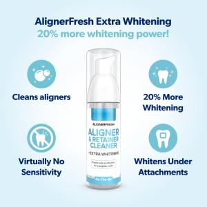 Foam Whitening Toothpaste Cleaner Compatible With All Clear Aligners And
