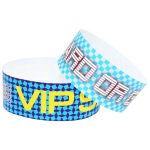 Adjustable and Waterproof Paper Event Wristbands Heat Resistant for a Hassle-Free Event Experience