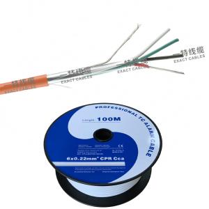 Bare Copper Wire Unshielded Stranded LSOH Insulation 14x0.22mm2 Alarm Cable