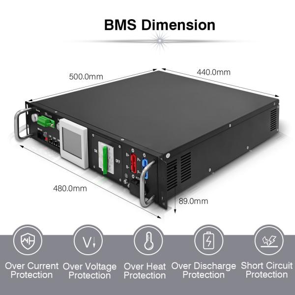 120S384V 50A Battery Management System high voltage BMS(HV BMS) For Lithium