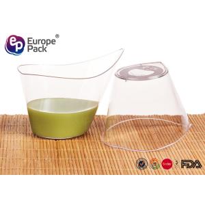 Customized Disposable Plastic Dessert Cup 200ml PS Material