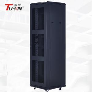 Commercial Rack Enclosure Server Cabinet , Dustproof Server Tower Cabinet