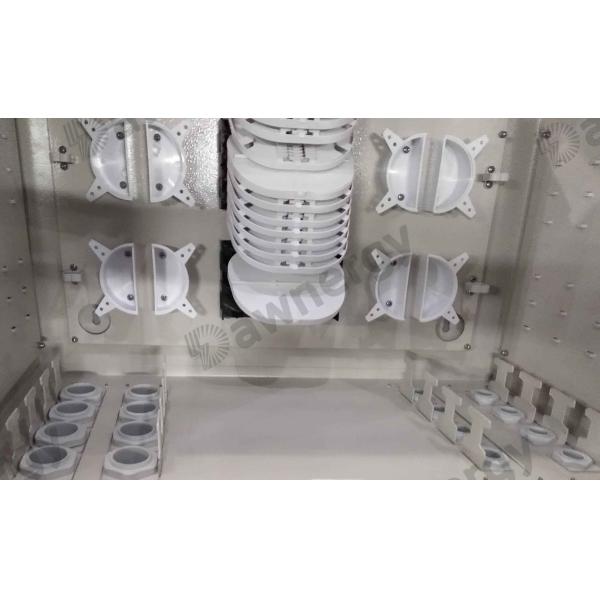 Quality Wall Mountable 288F Fiber Optic Distribution Box 24F Splice Tray Ambient Temperature wholesale