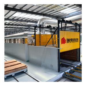 Cheap Tunnel Kiln for Firing of Bricks &amp;Ceramics &amp;Tiles With Automatic Temperature Control and High Thermal Efficiency for sale