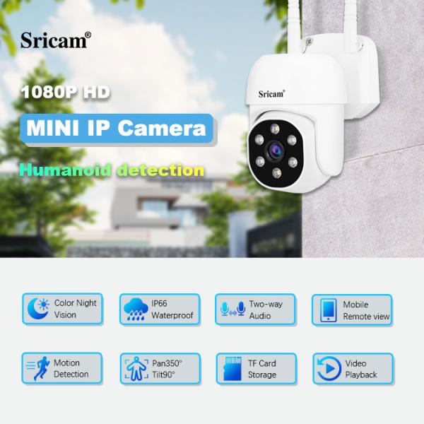 2MP Two Way Audio Waterproof IP66 Network Color Night Vision Indoor Security CCTV Wifi Camera