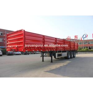 China Stake Side Wall Truck Trailers Cargo Carrier Sidewall Semi Trailers To Sudan on sale