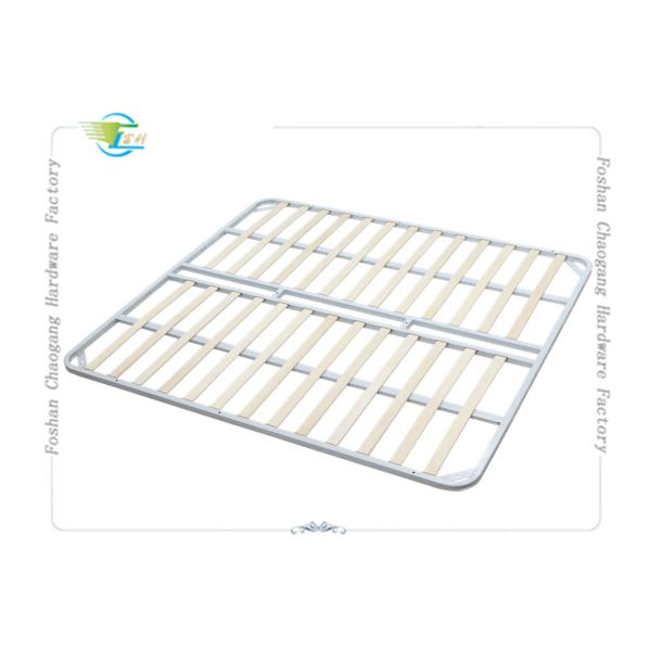 Morden Metal King Size Slatted Bed Frame , Strong Foundation Bed Frame
