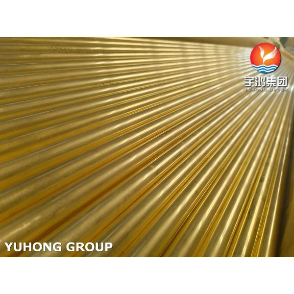 Quality ASTM B111 C44300 Admiralty Brass Seamless Tube For Heat Exchanger and Condenser wholesale
