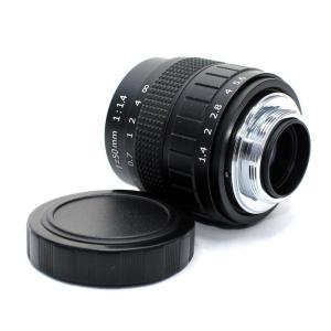 C Mount F/1.4 Manual Iris Alloy Casing 50mm Machine Vision Lens