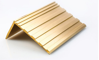 Quality C38500 6m Length Solid Brass Stair Nosing Anti Skid For Interior And Outside wholesale