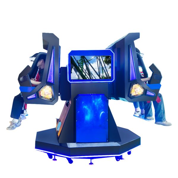 9D VR Roller Coaster Simulator Double Seats | Interactive 360° Rotation Virtual