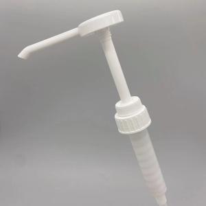 UK10-1 38-410 PP/PE 10ML Plastic syrup pump concentrated fruit juice the sauce