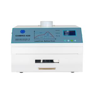 Double Feeder Stacks Desktop SMT Line Equipment 6000cph CHM-T48VB With Vision