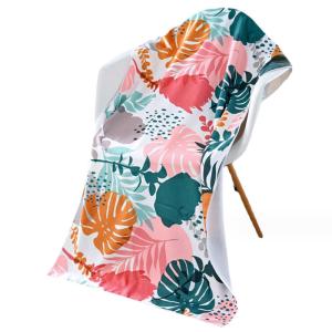 75x150cm Microfiber Towel On Beach With Customized Printing