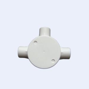 UPVC Junction Box Two Way PVC Conduit And Fittings 20mm 25mm Screw Part Use