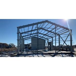 Pre Fabricated Steel Structure Hangar Warehouse Workshop Metal Frame Commercial