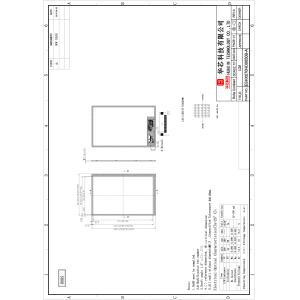 LVDS Interface LCD TFT Display , 7 Inch 800x1280 Resolution, 300CD/M2